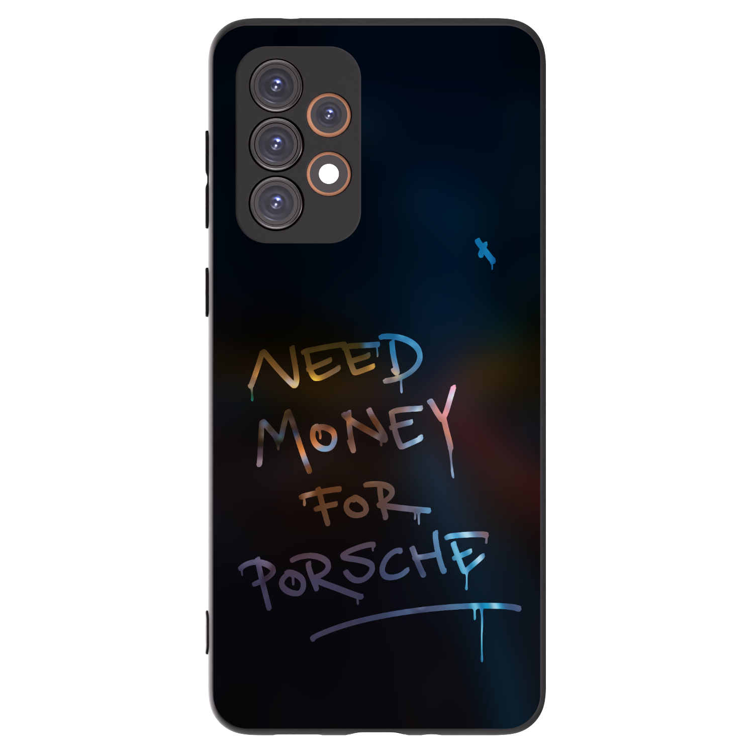 Picasee Μαύρη θήκη σιλικόνης για Samsung Galaxy A33 5G A336 - Neon Nights
