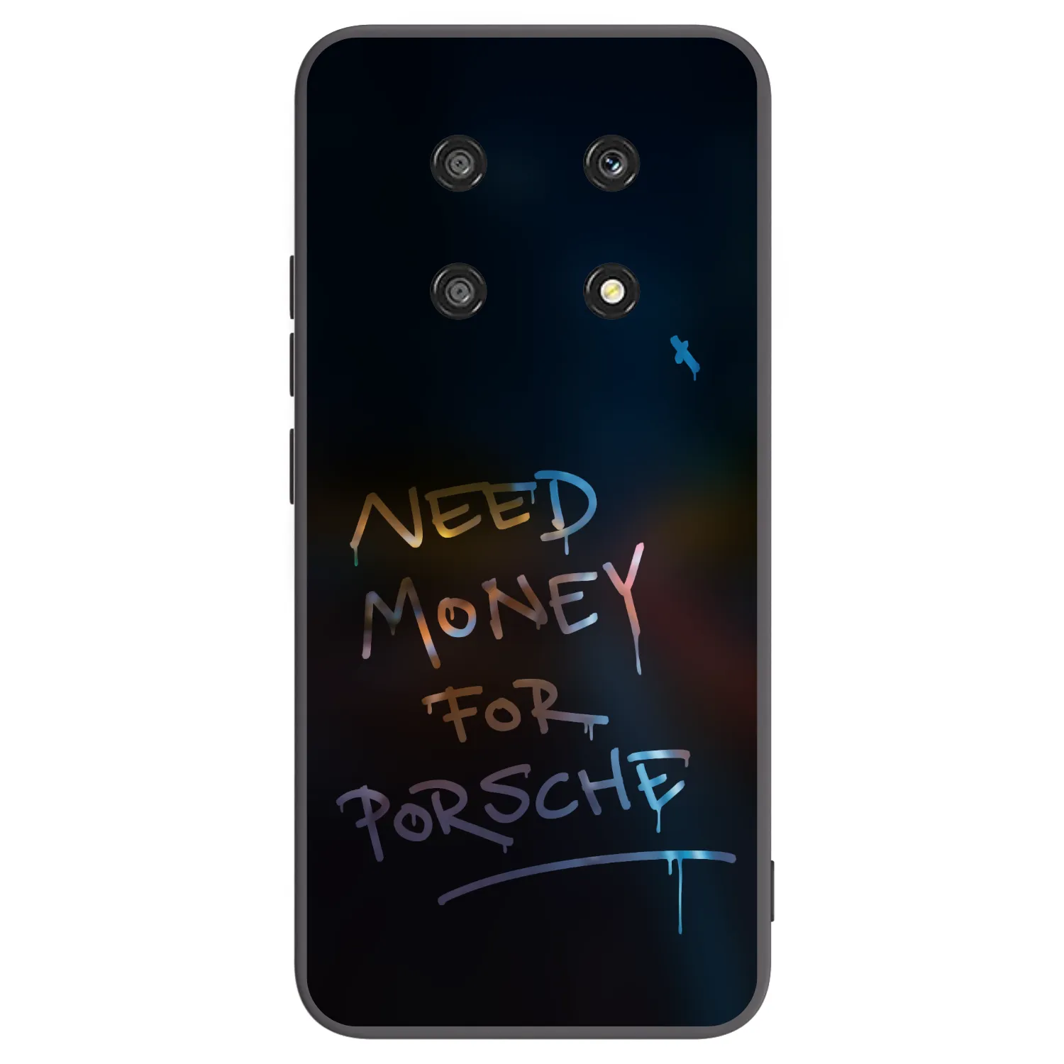 Picasee Μαύρη θήκη σιλικόνης για Honor Magic4 Lite 5G - Neon Nights