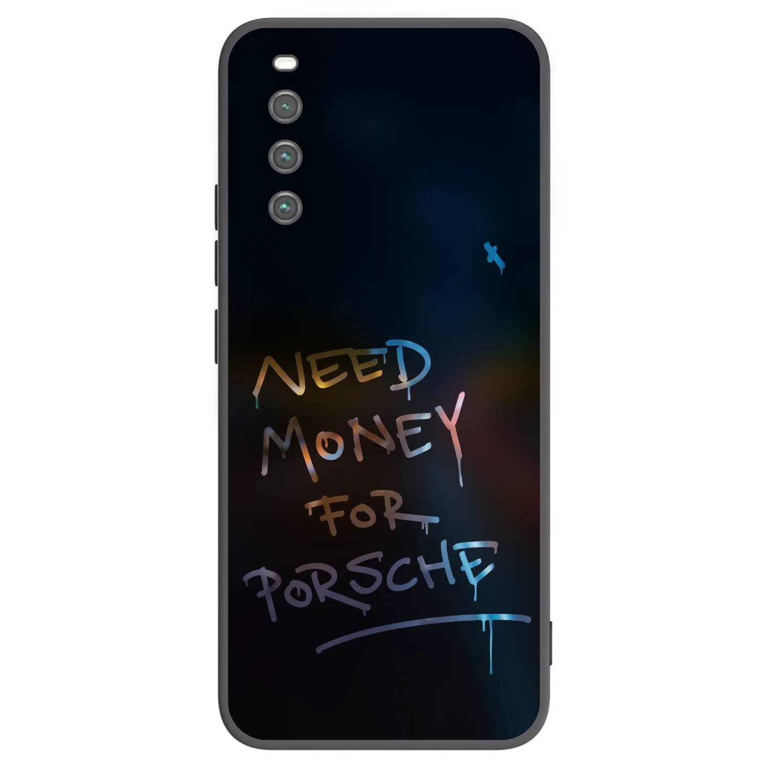 Picasee Μαύρη θήκη σιλικόνης για Sony Xperia 10 IV 5G - Neon Nights