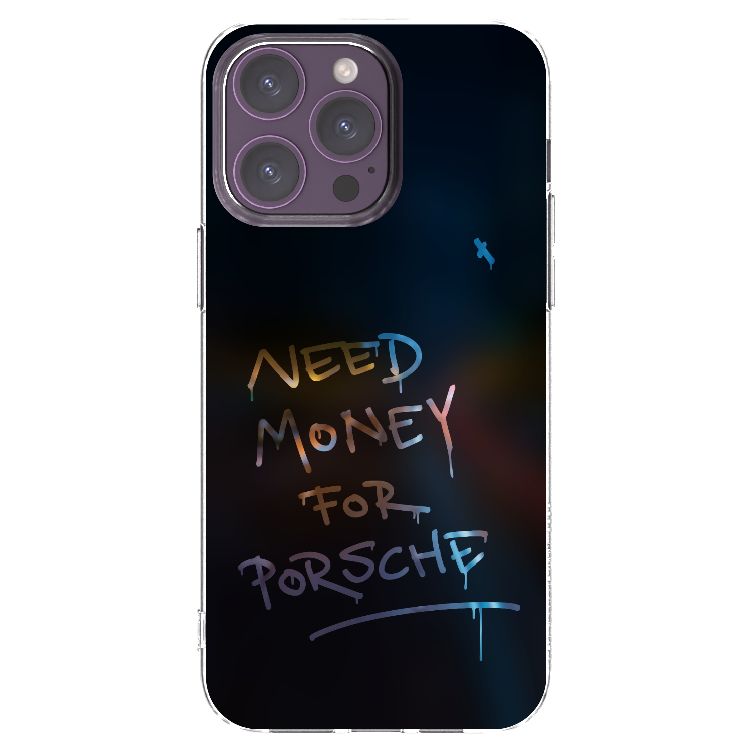 Picasee διαφανής θήκη σιλικόνης Apple iPhone 14 Pro Max - Neon Nights