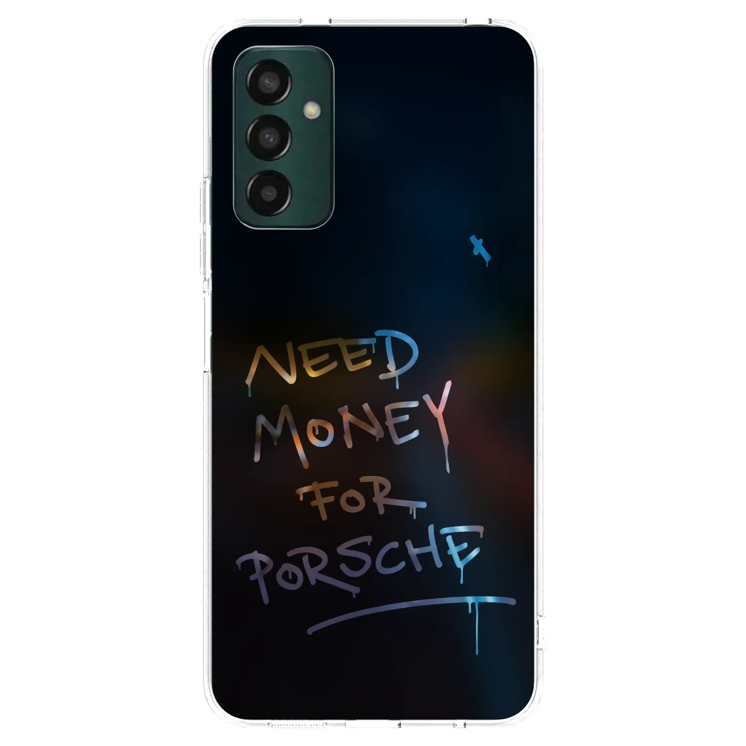 Picasee διαφανής θήκη σιλικόνης Samsung Galaxy M13 M135F - Neon Nights