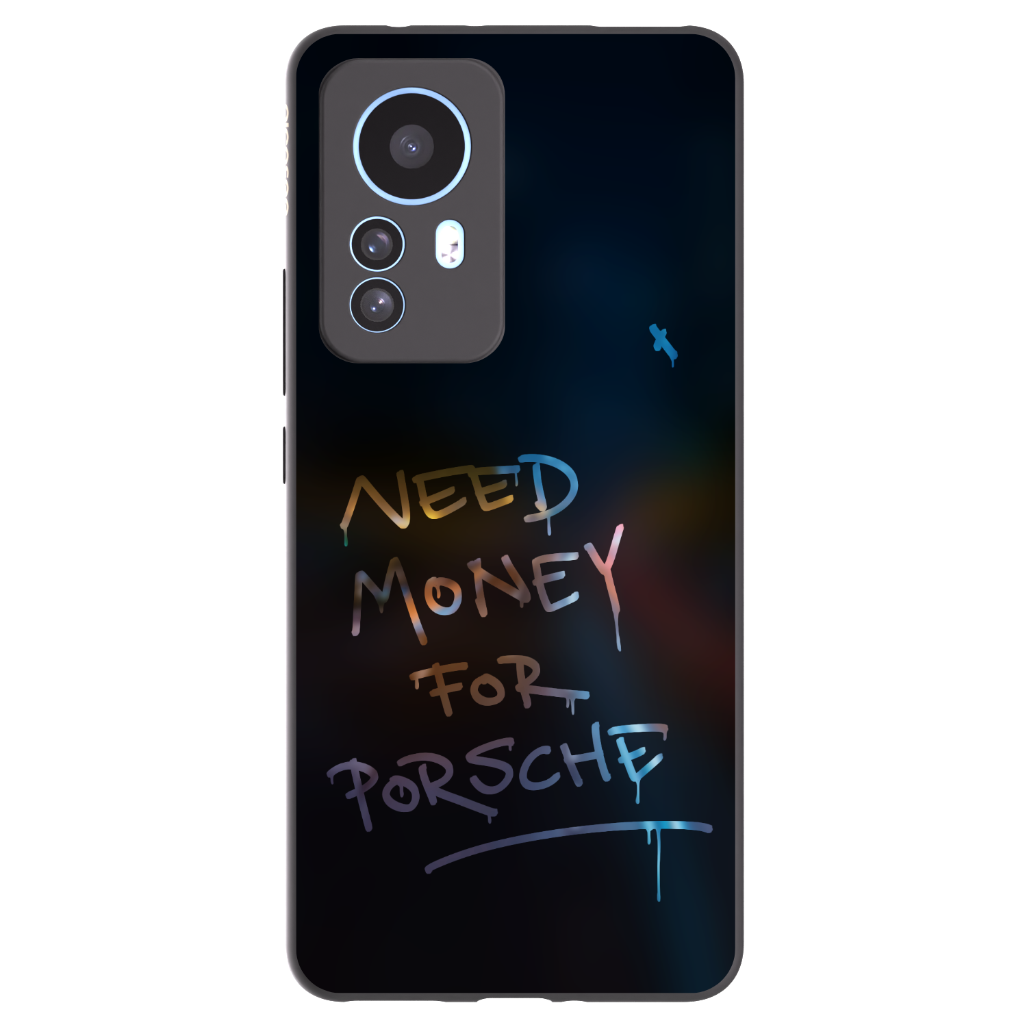 Picasee Μαύρη θήκη σιλικόνης για Xiaomi 12T - Neon Nights