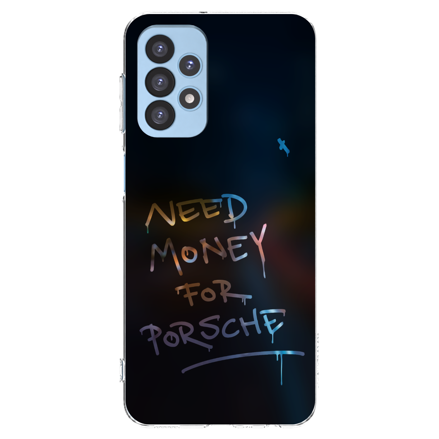 Picasee διαφανής θήκη σιλικόνης Samsung Galaxy A23 A235F 4G - Neon Nights
