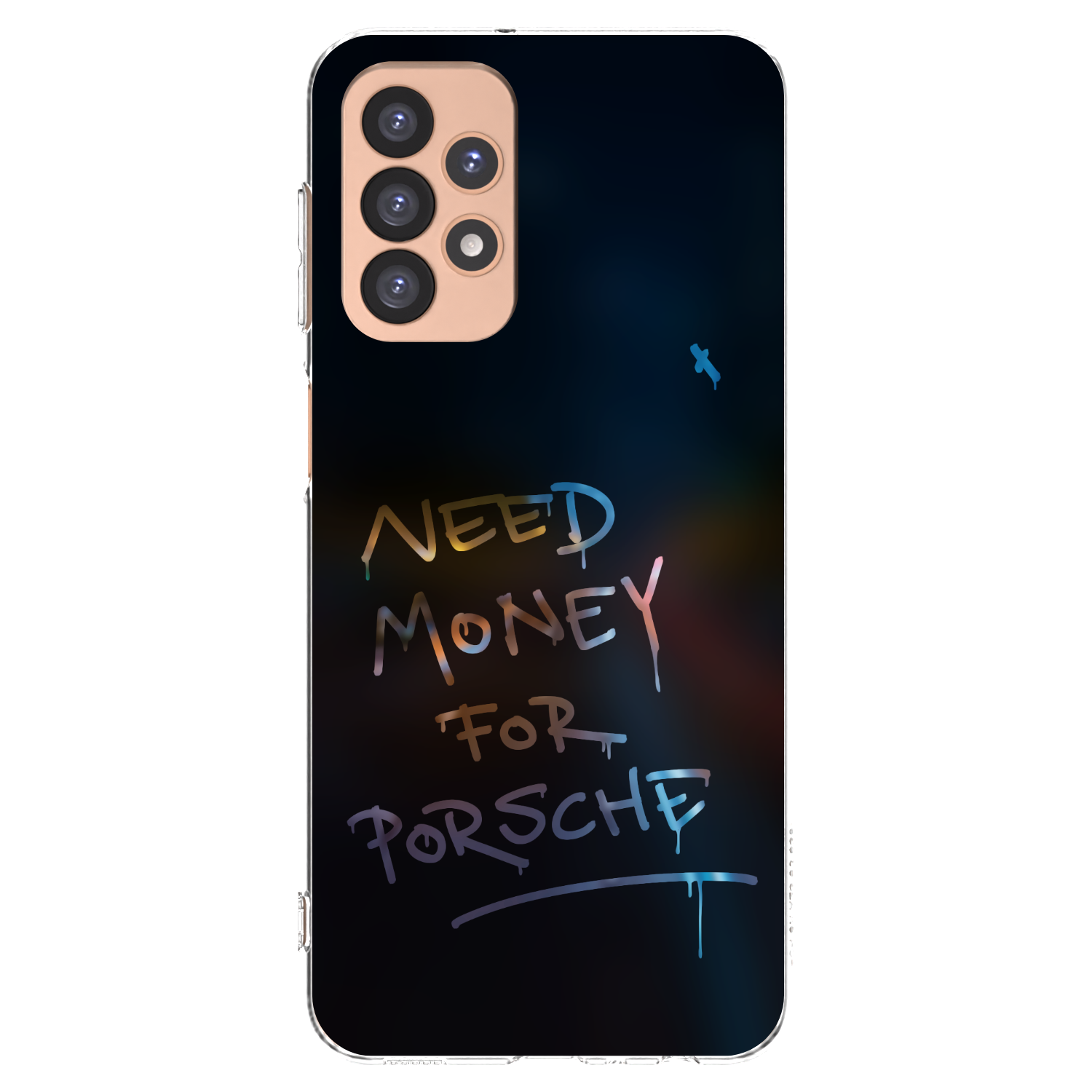 Picasee διαφανής θήκη σιλικόνης Samsung Galaxy A23 A236B 5G - Neon Nights