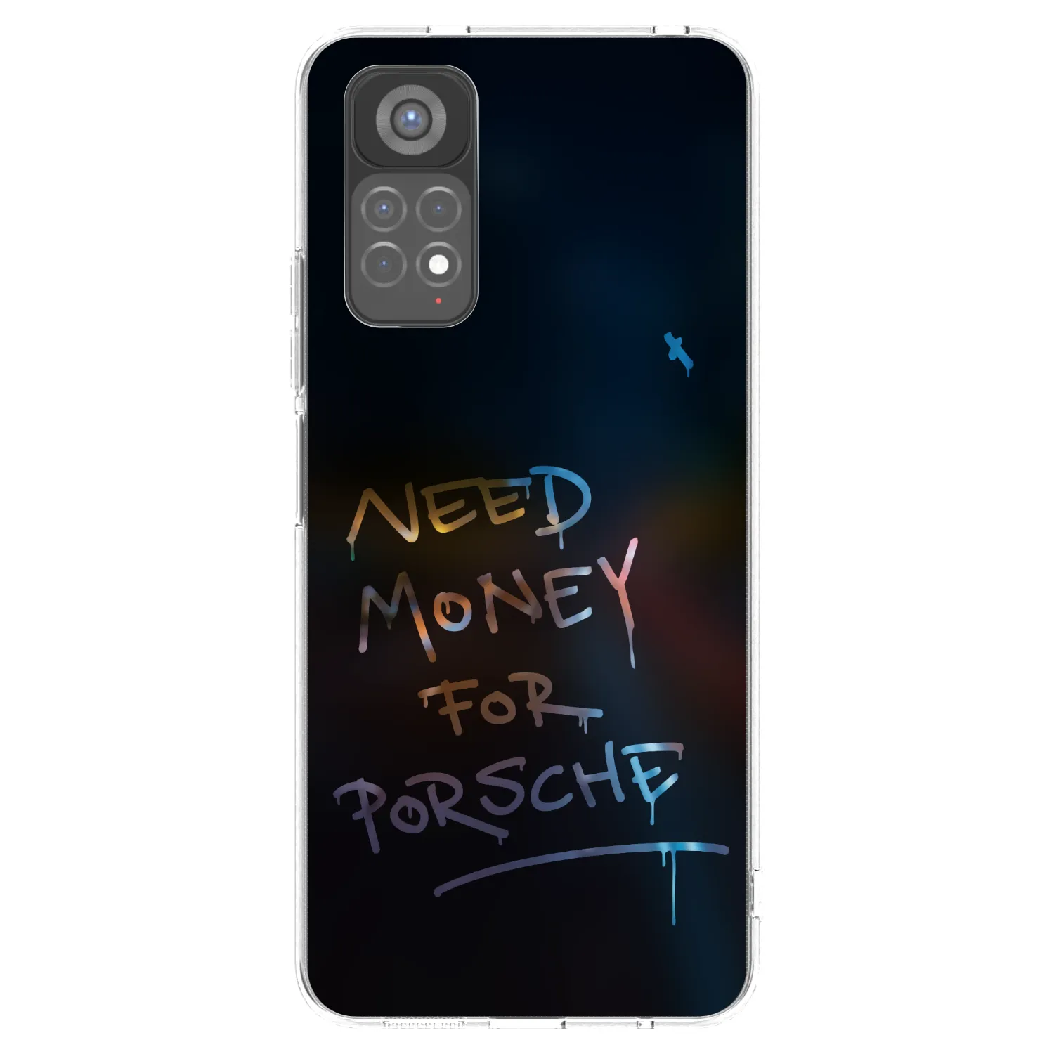 Picasee διαφανής θήκη σιλικόνης Xiaomi Redmi Note 11S 5G - Neon Nights
