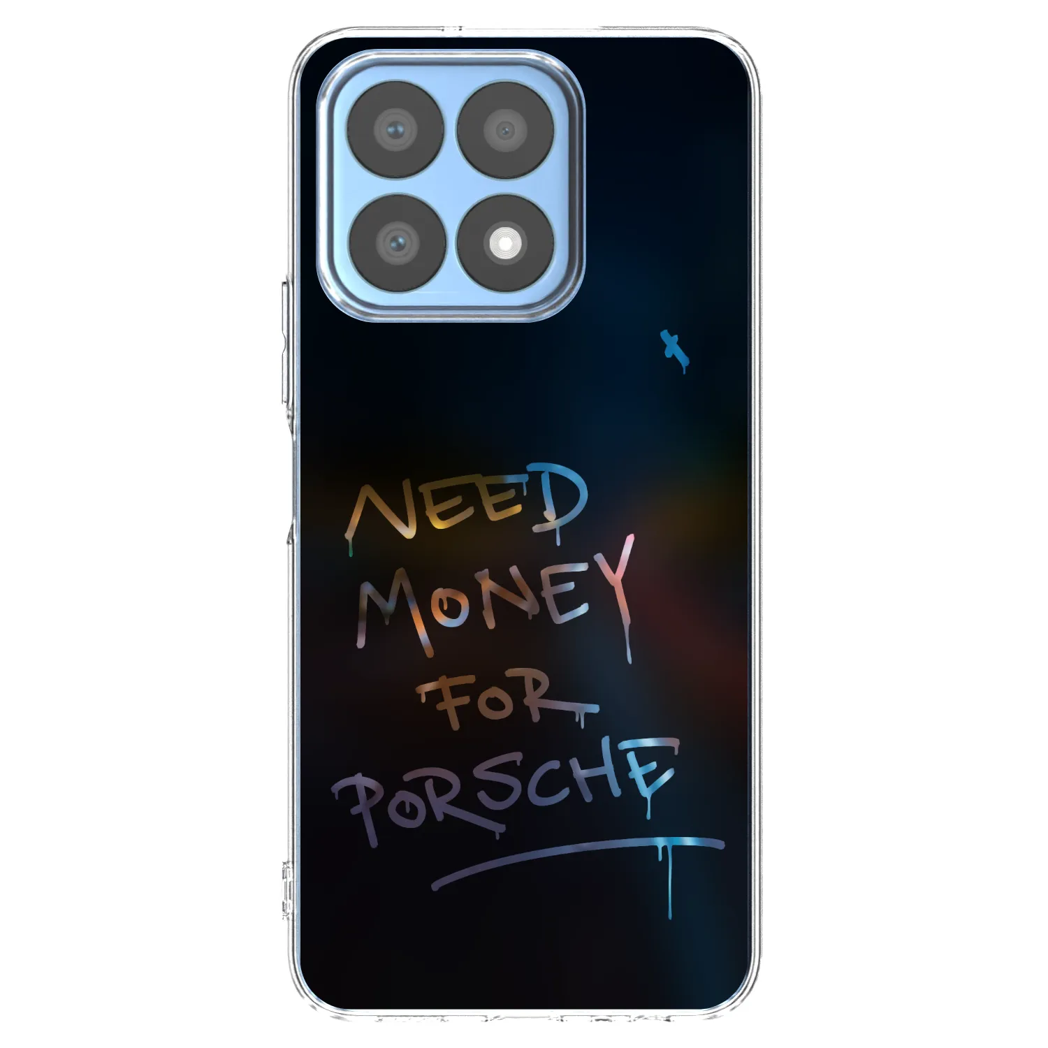 Picasee διαφανής θήκη σιλικόνης Honor X8a - Neon Nights