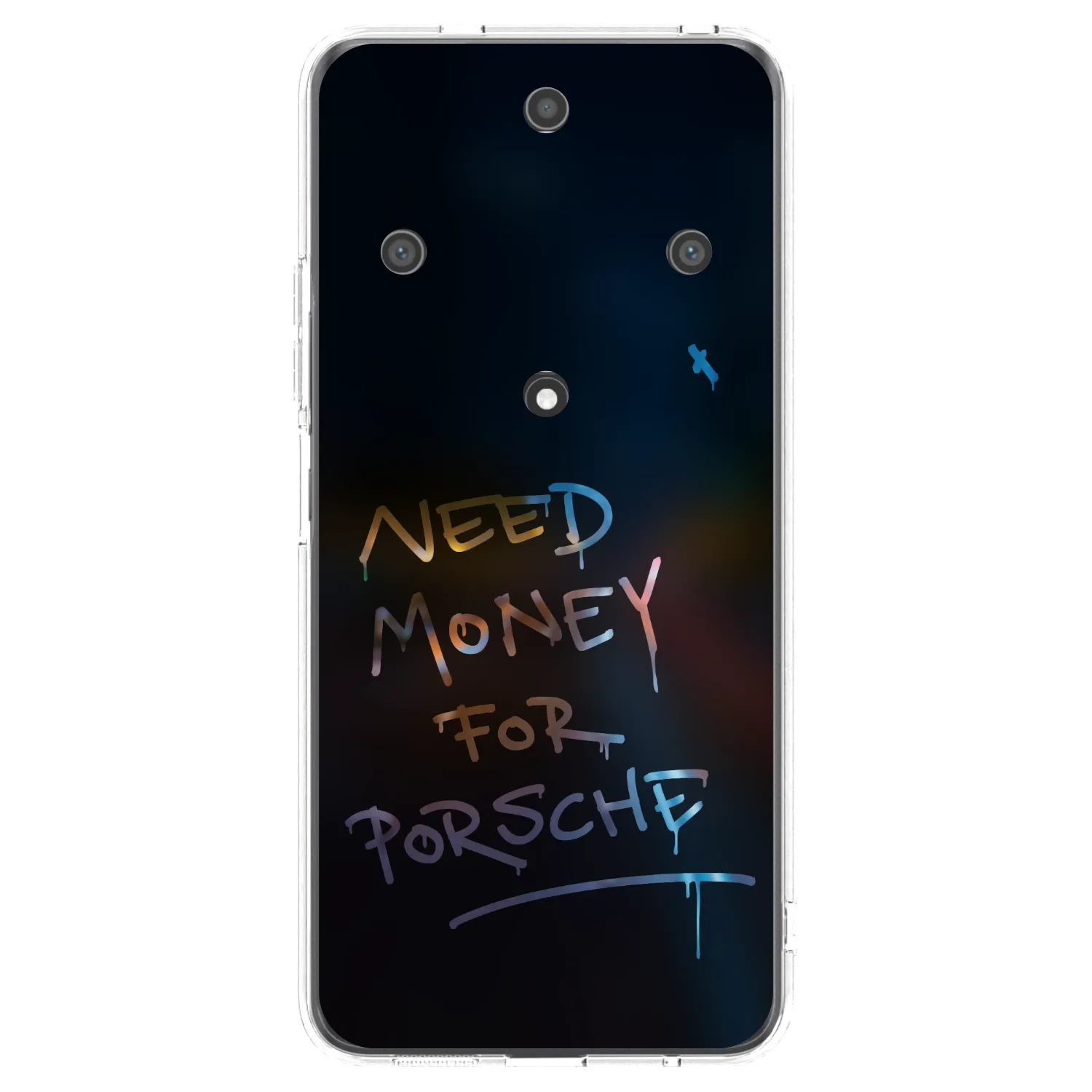 Picasee διαφανής θήκη σιλικόνης Honor Magic5 Lite 5G - Neon Nights