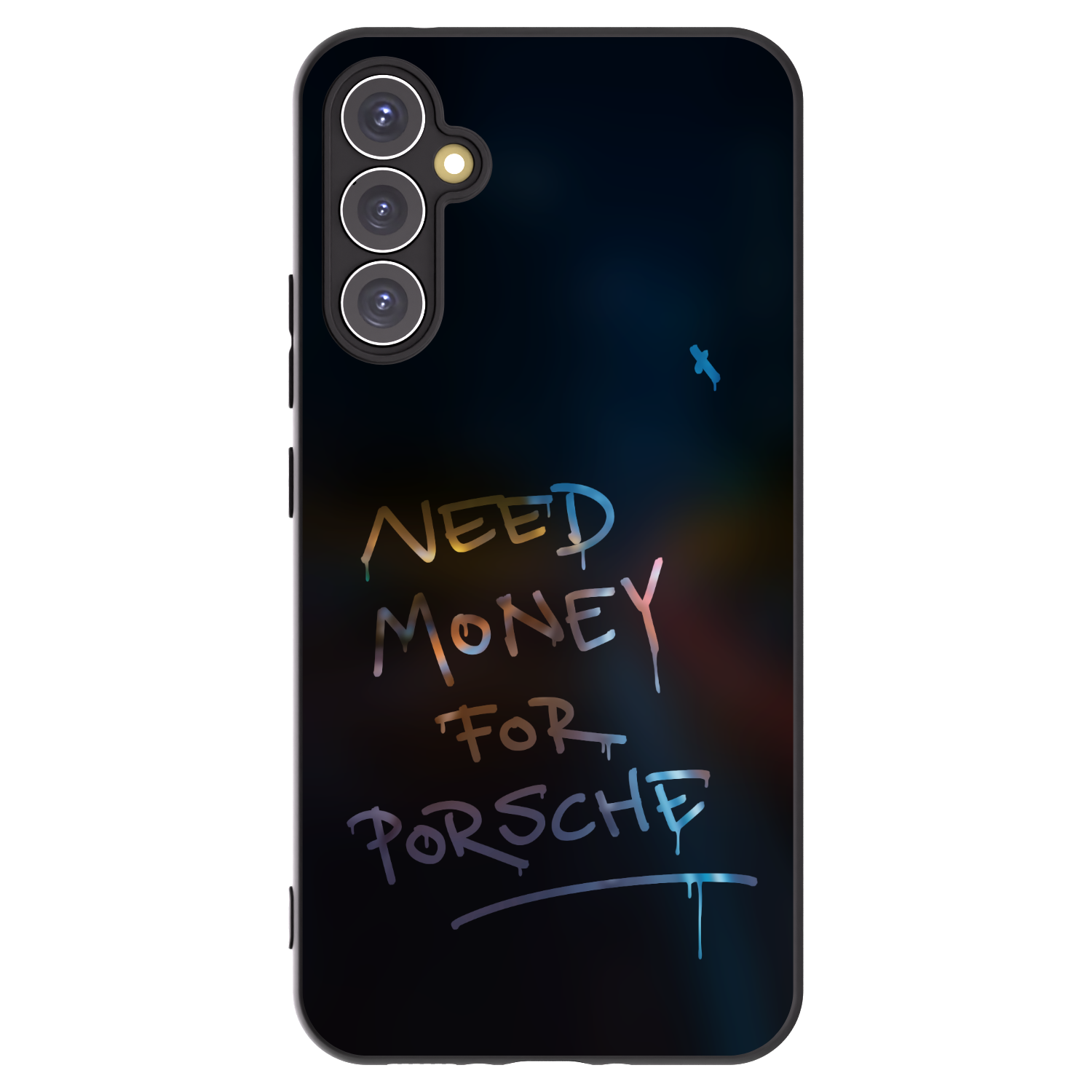 Picasee Μαύρη θήκη σιλικόνης για Samsung Galaxy A34 5G A346B - Neon Nights