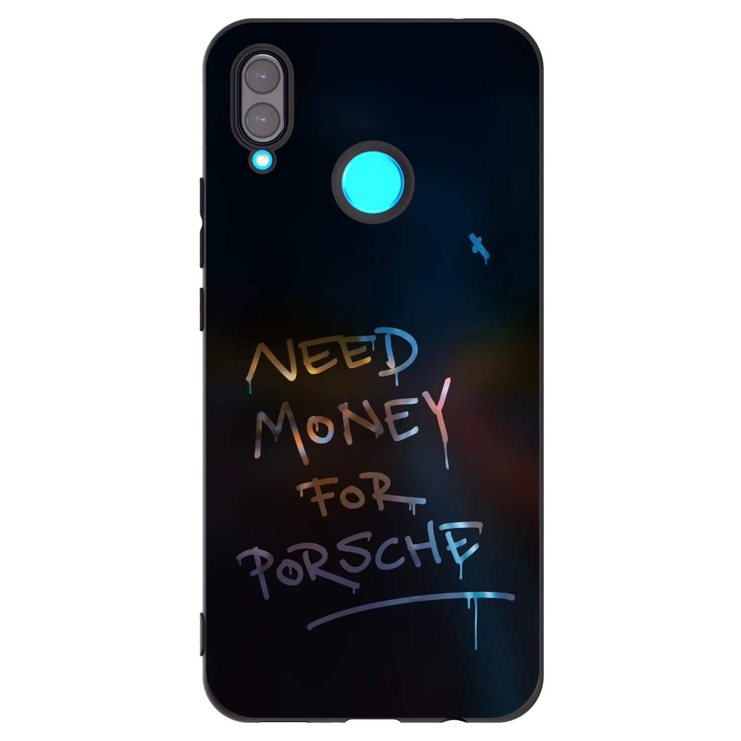 Picasee Μαύρη θήκη σιλικόνης για Huawei Nova 3i - Neon Nights
