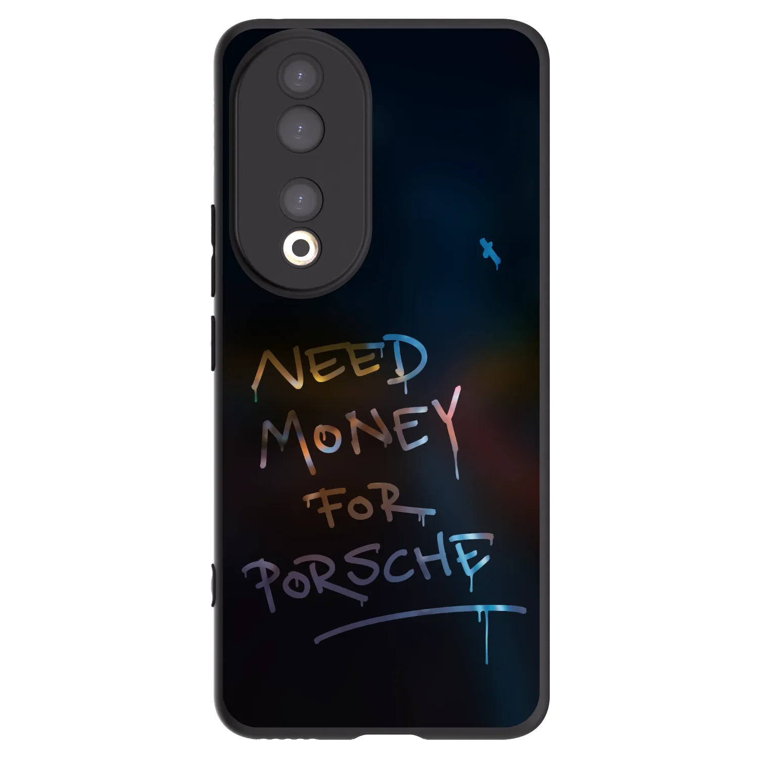 Picasee Μαύρη θήκη σιλικόνης για Honor 90 5G - Neon Nights