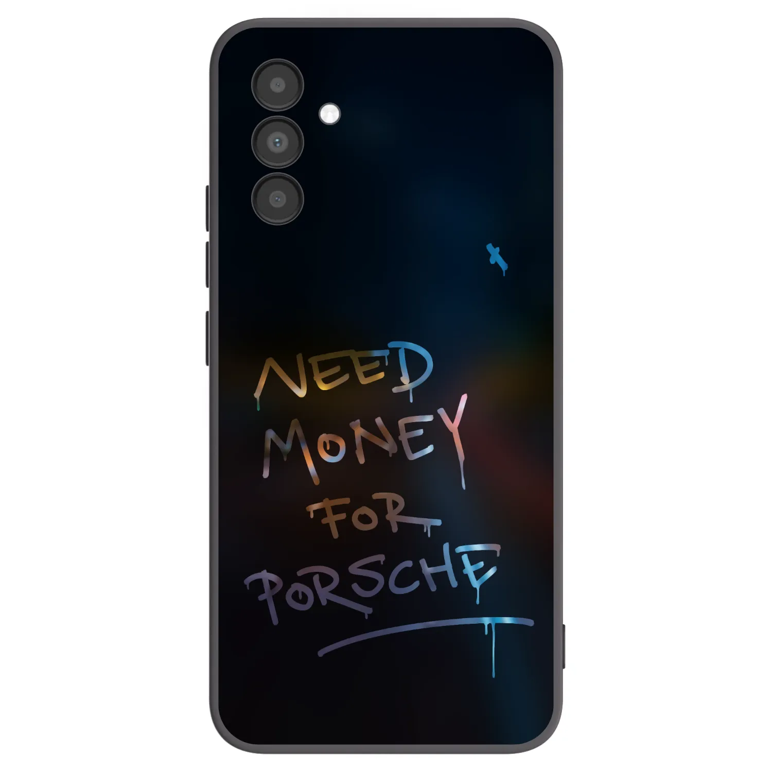 Picasee Μαύρη θήκη σιλικόνης για Samsung Galaxy A04s A047F - Neon Nights