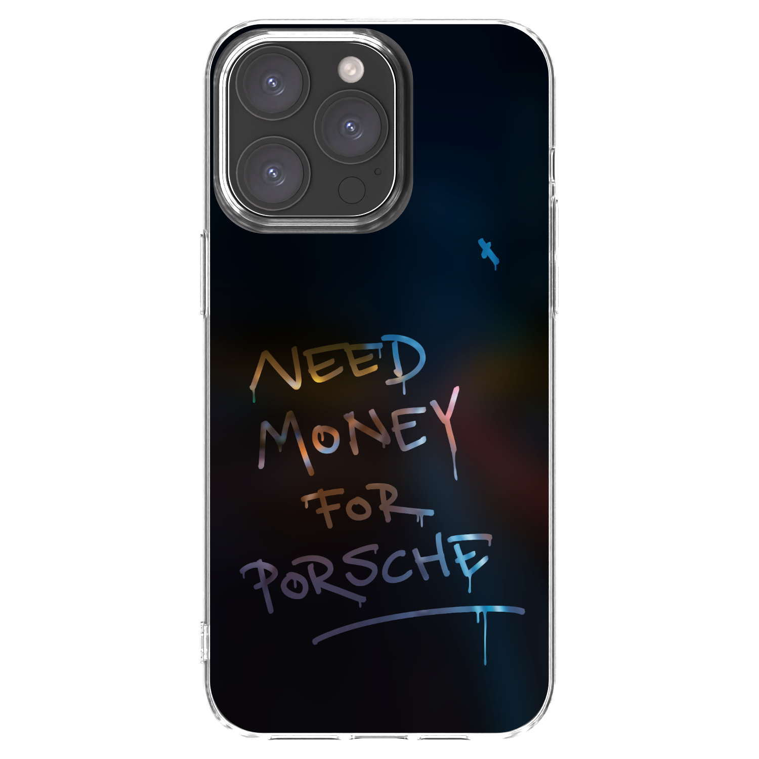 Picasee διαφανής θήκη σιλικόνης Apple iPhone 15 Pro Max - Neon Nights