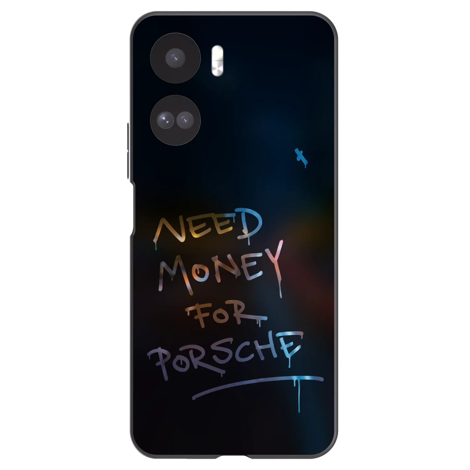 Picasee Μαύρη θήκη σιλικόνης για Honor 90 Lite 5G - Neon Nights