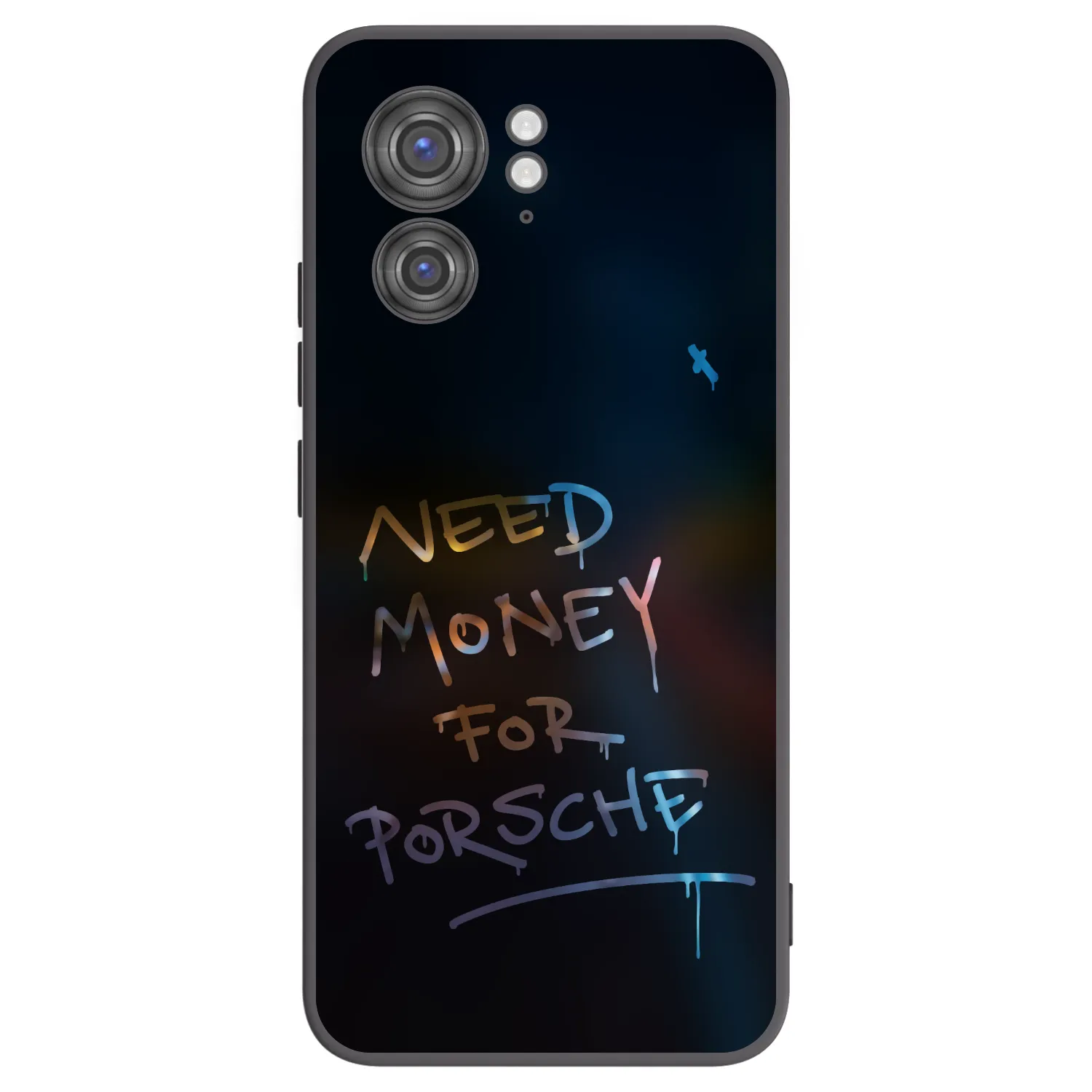 Picasee Μαύρη θήκη σιλικόνης για Motorola Edge 40 - Neon Nights