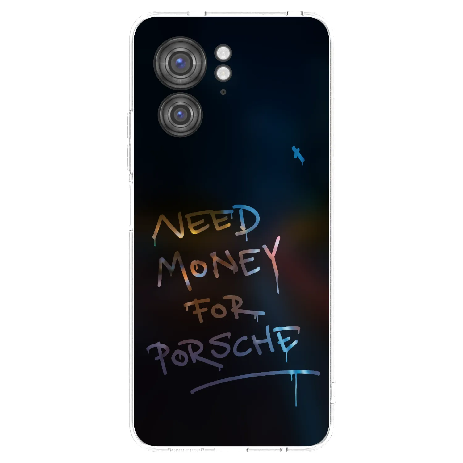 Picasee διαφανής θήκη σιλικόνης Motorola Edge 40 - Neon Nights