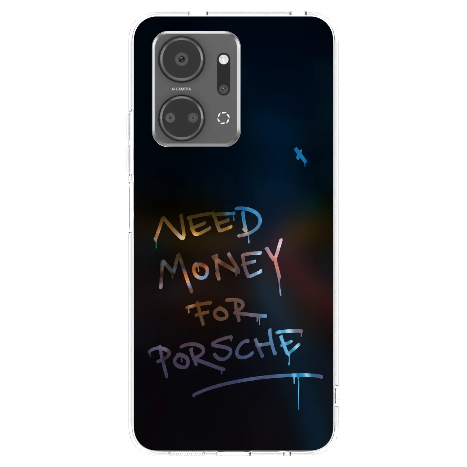 Picasee διαφανής θήκη σιλικόνης Honor X7a - Neon Nights