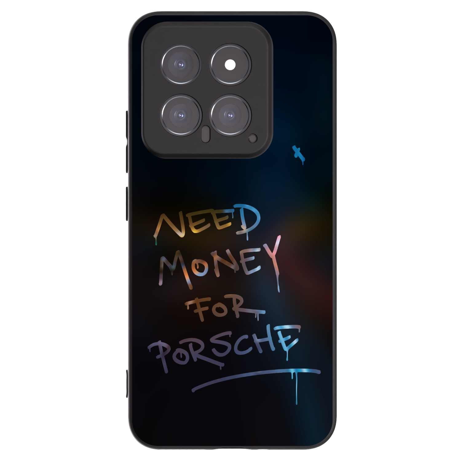 Picasee Μαύρη θήκη σιλικόνης για Xiaomi 14 - Neon Nights