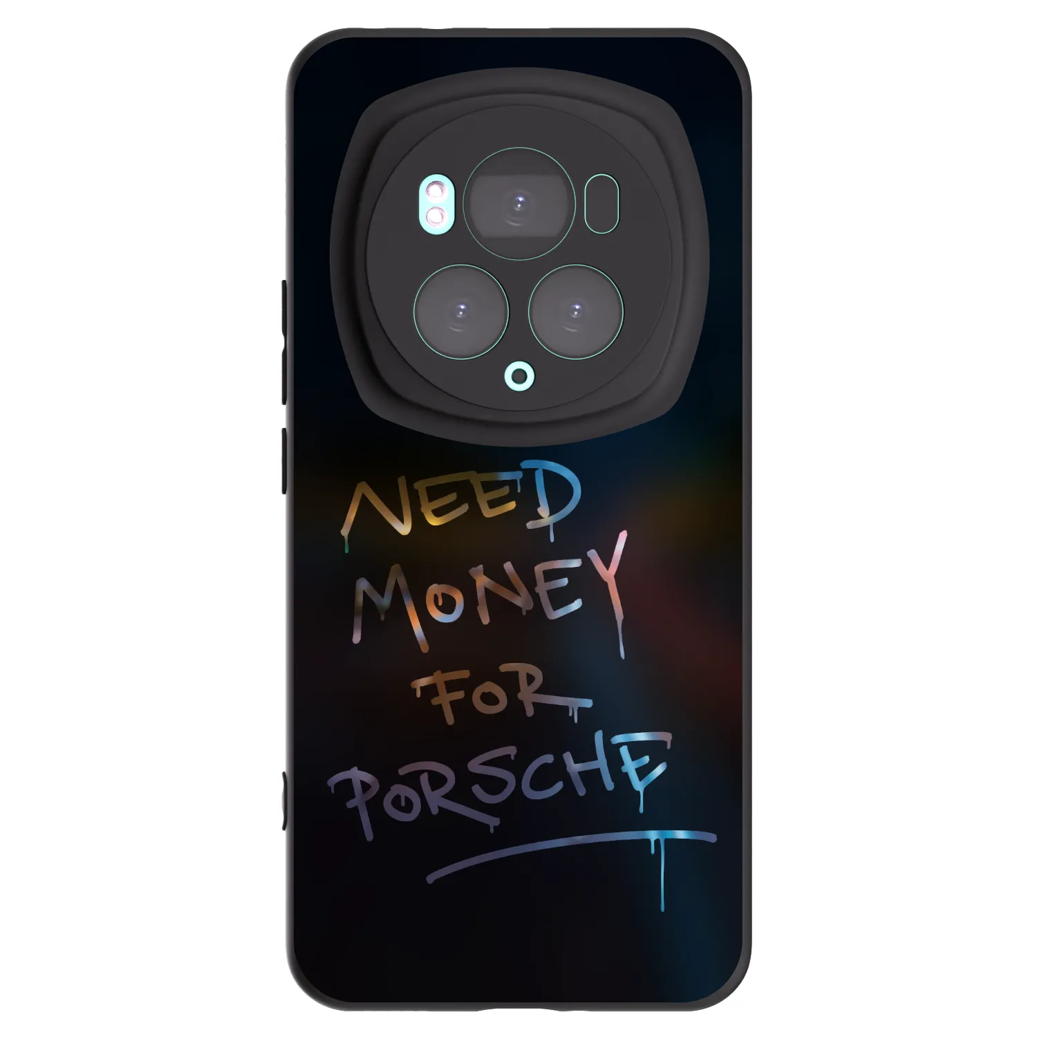 Picasee Μαύρη θήκη σιλικόνης για Honor Magic6 Pro - Neon Nights