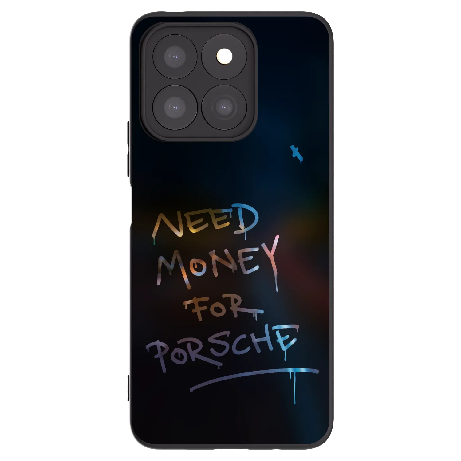 Picasee Μαύρη θήκη σιλικόνης για Honor X8b - Neon Nights