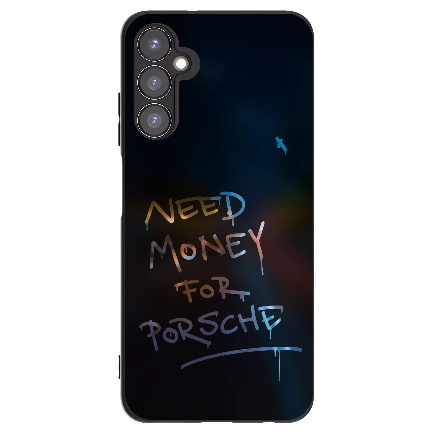 Picasee Μαύρη θήκη σιλικόνης για Samsung Galaxy A05s A057G - Neon Nights