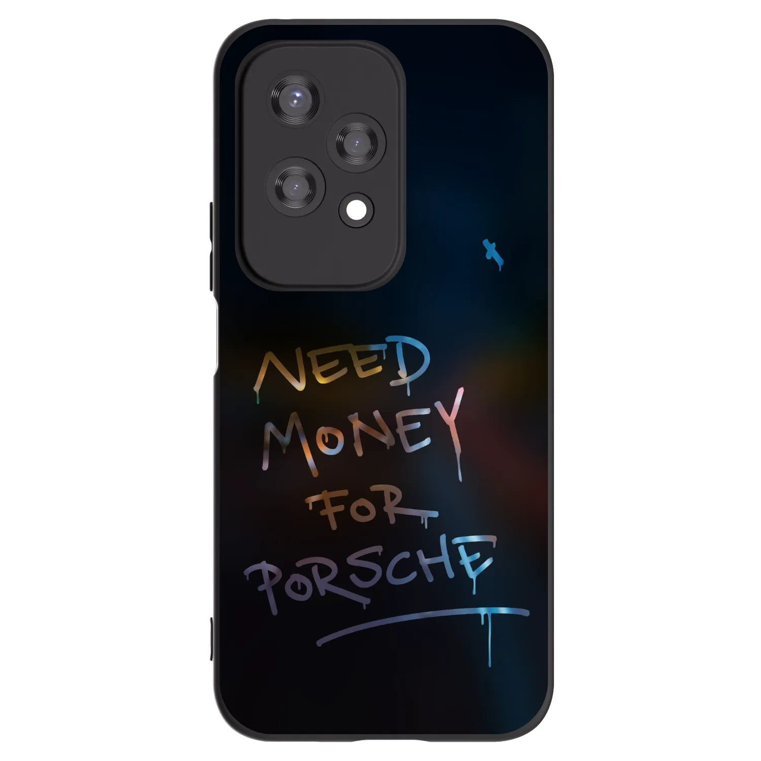Picasee Μαύρη θήκη σιλικόνης για Honor 200 Lite - Neon Nights