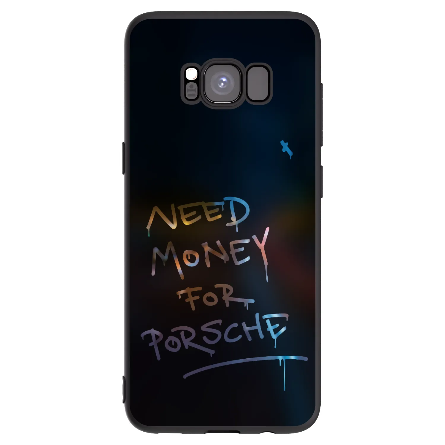 Picasee Μαύρη θήκη σιλικόνης για Samsung Galaxy S8 G950F - Neon Nights
