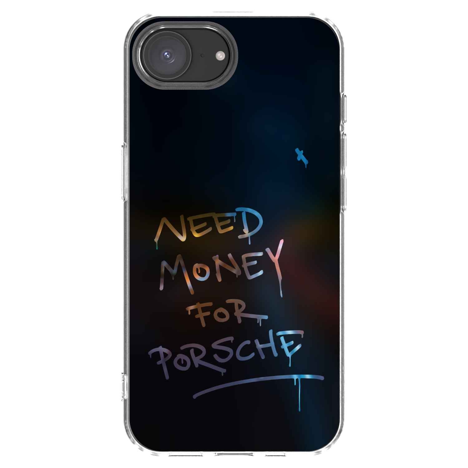Picasee διαφανής θήκη σιλικόνης Apple iPhone 16e - Neon Nights