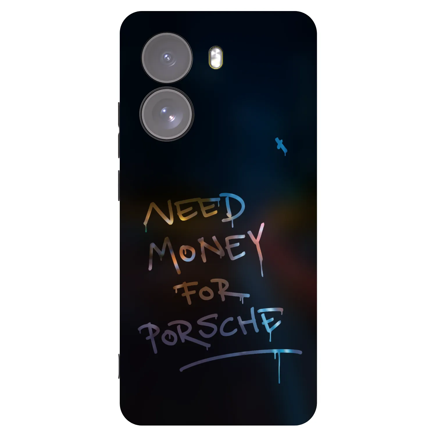 Picasee Μαύρη θήκη σιλικόνης για Xiaomi Poco X7 - Neon Nights