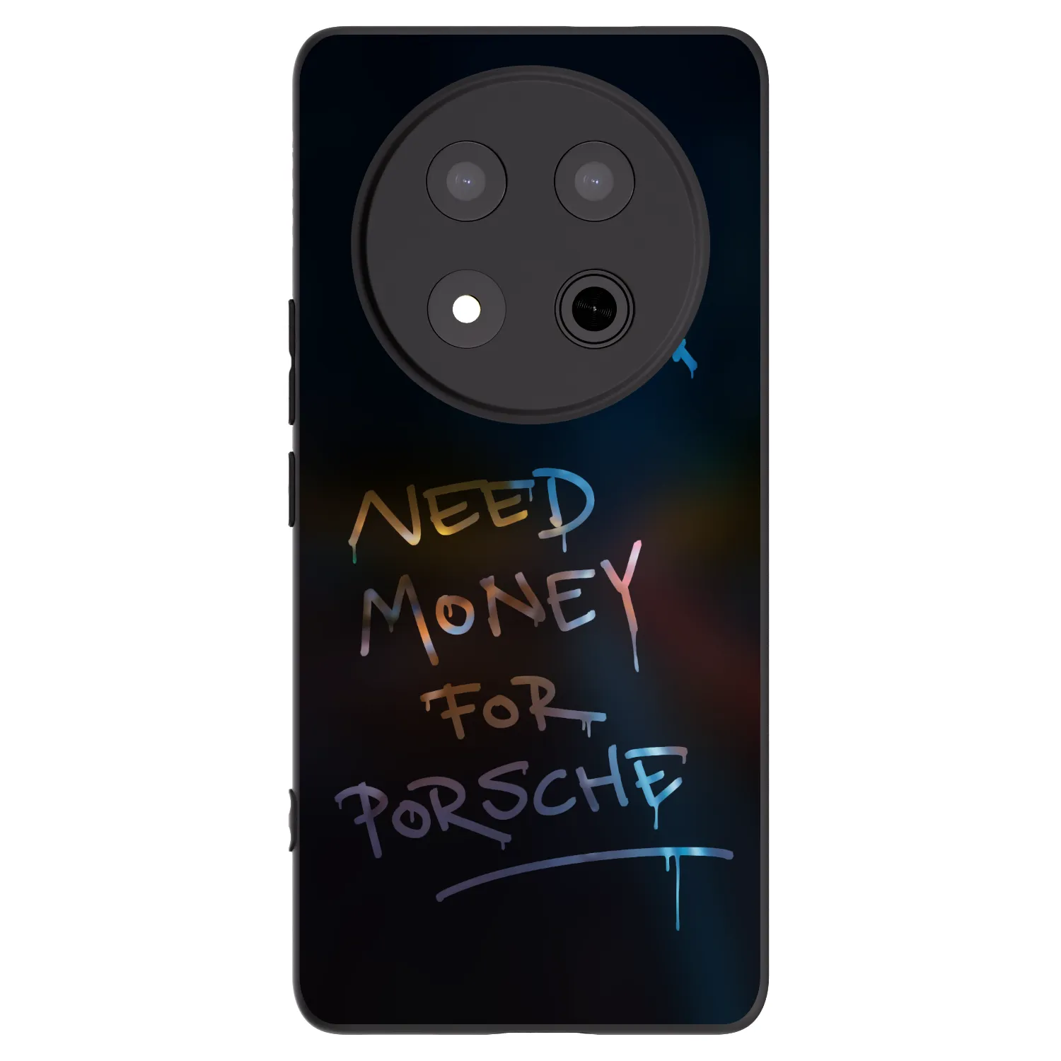 Picasee Μαύρη θήκη σιλικόνης για Honor Magic7 Lite 5G - Neon Nights