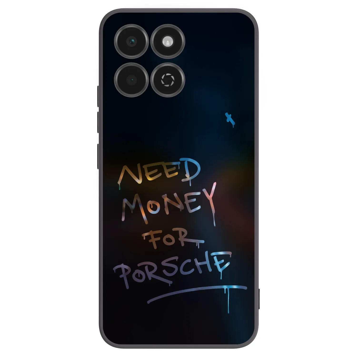 Picasee Μαύρη θήκη σιλικόνης για Honor 200 Smart 5G - Neon Nights
