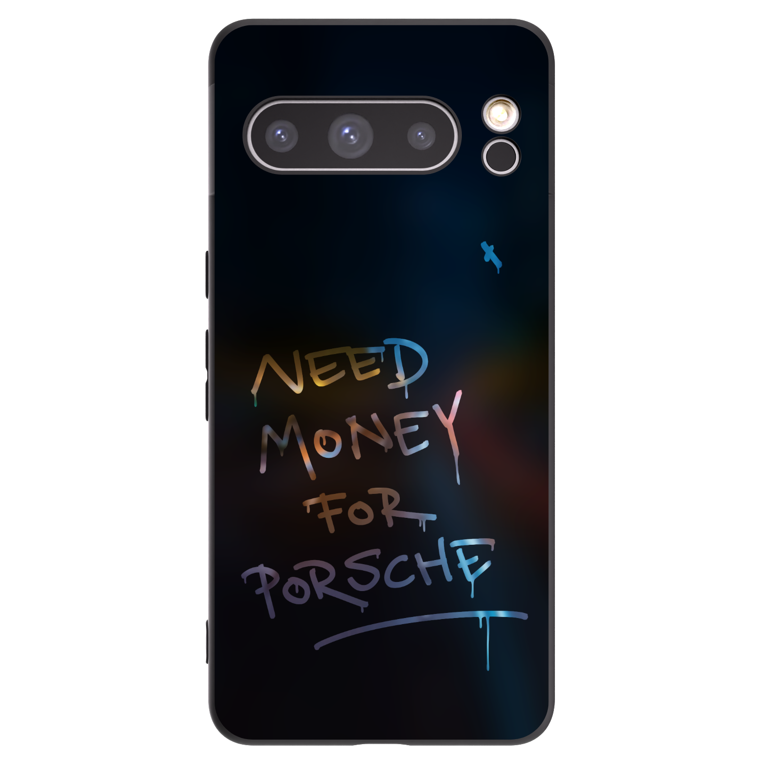Picasee Μαύρη θήκη σιλικόνης για Google Pixel 8 Pro - Neon Nights