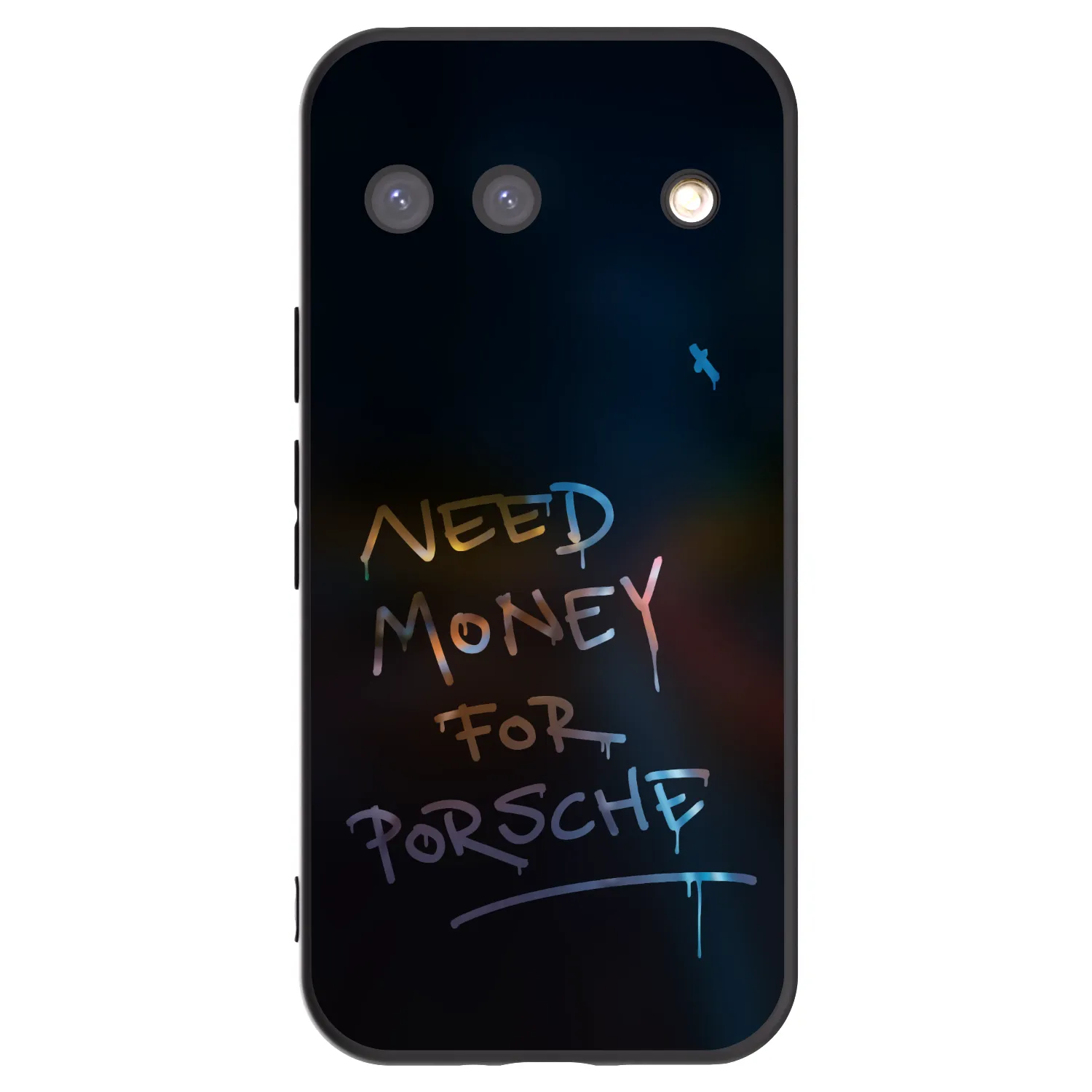 Picasee Μαύρη θήκη σιλικόνης για Google Pixel 9 - Neon Nights