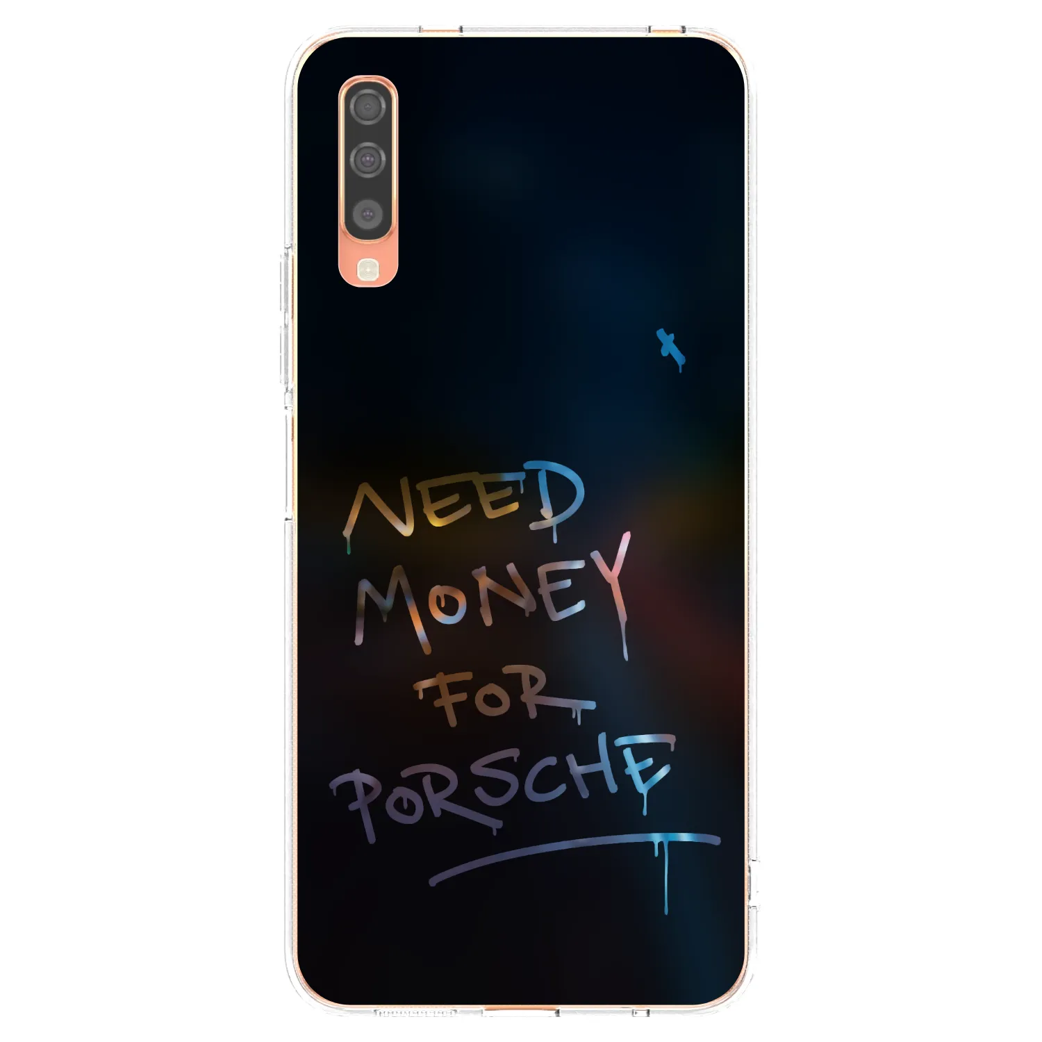 Picasee διαφανής θήκη σιλικόνης Samsung Galaxy A70 A705F - Neon Nights