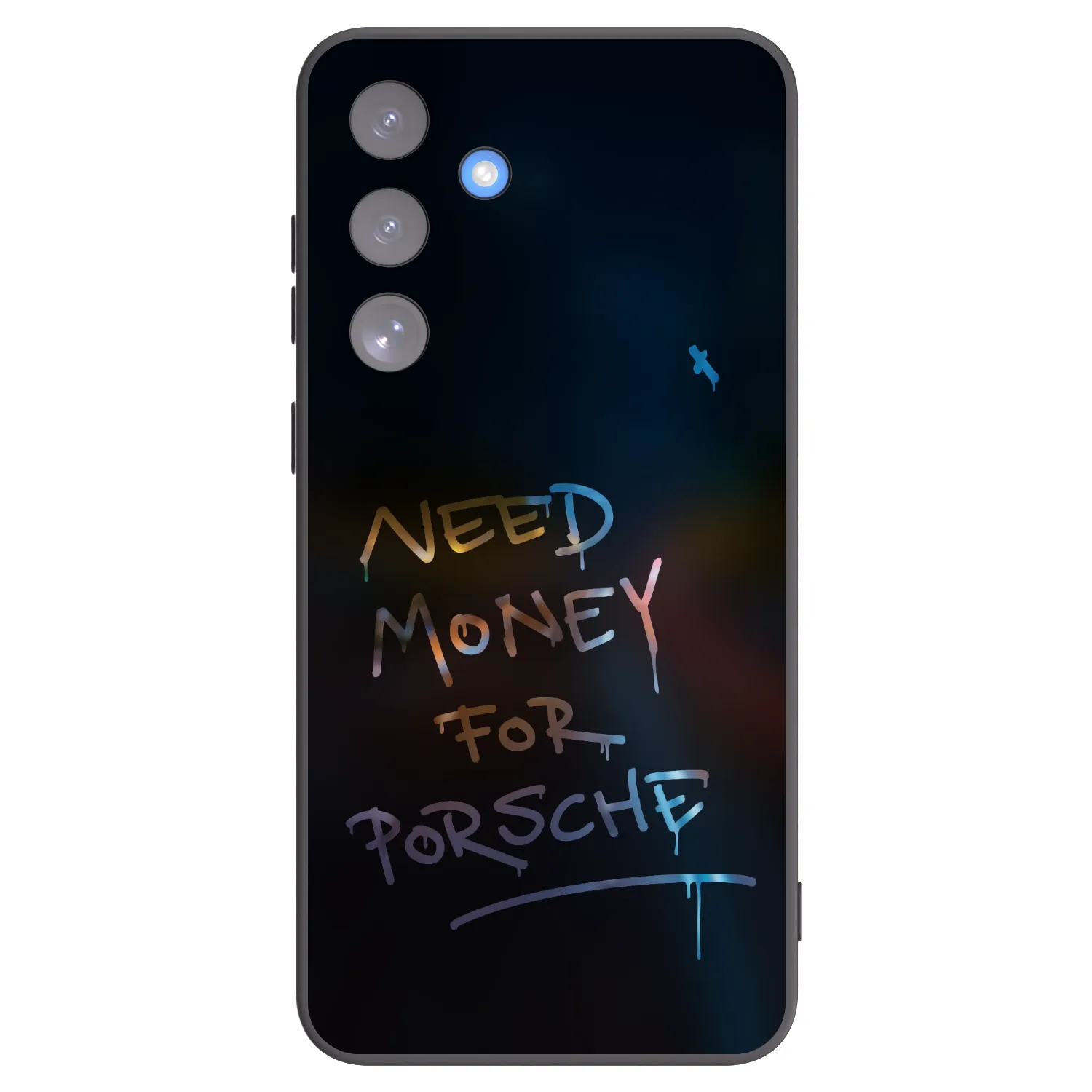 Picasee Μαύρη θήκη σιλικόνης για Samsung Galaxy S25 FE 5G - Neon Nights