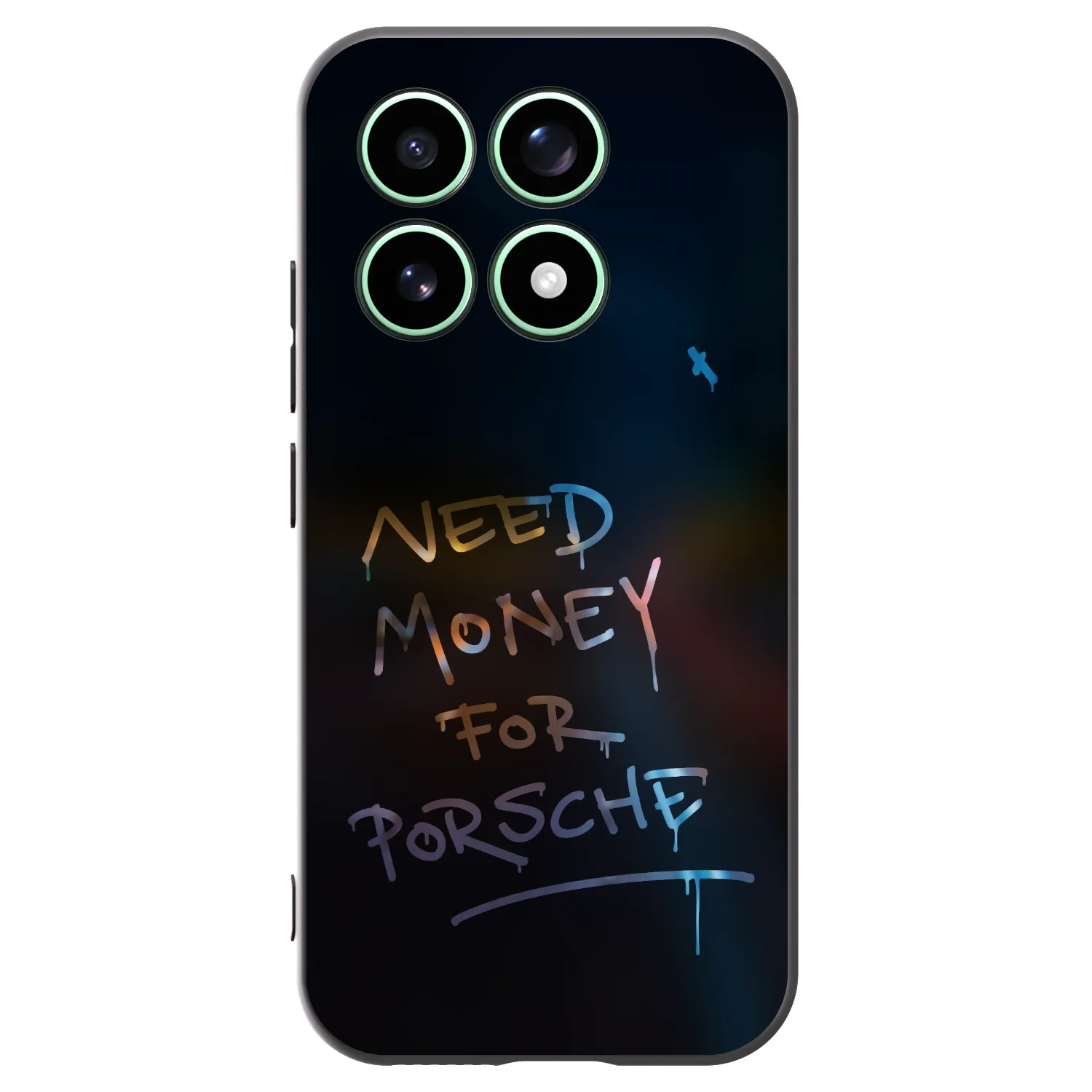 Picasee Μαύρη θήκη σιλικόνης για Xiaomi 17 - Neon Nights