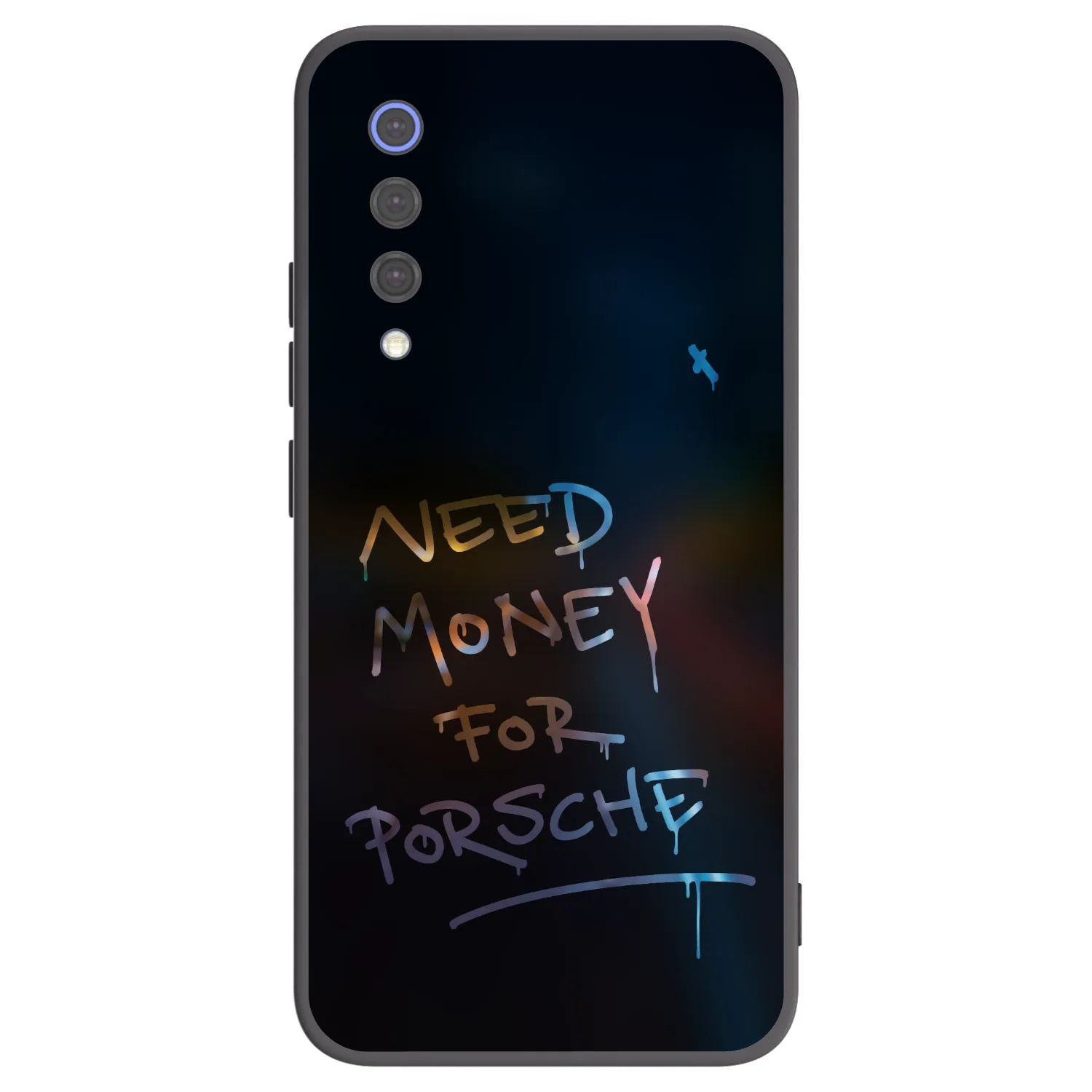 Picasee Μαύρη θήκη σιλικόνης για Xiaomi Mi 9 SE - Neon Nights