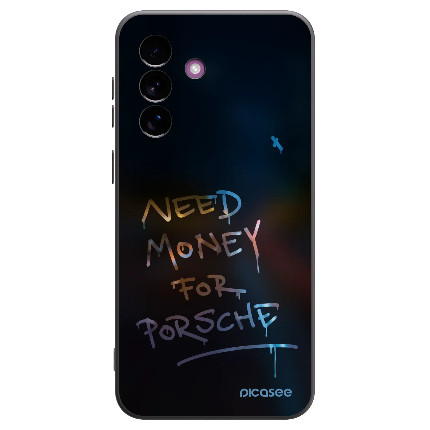 Picasee Μαύρη θήκη σιλικόνης για Samsung Galaxy A37 - Neon Nights