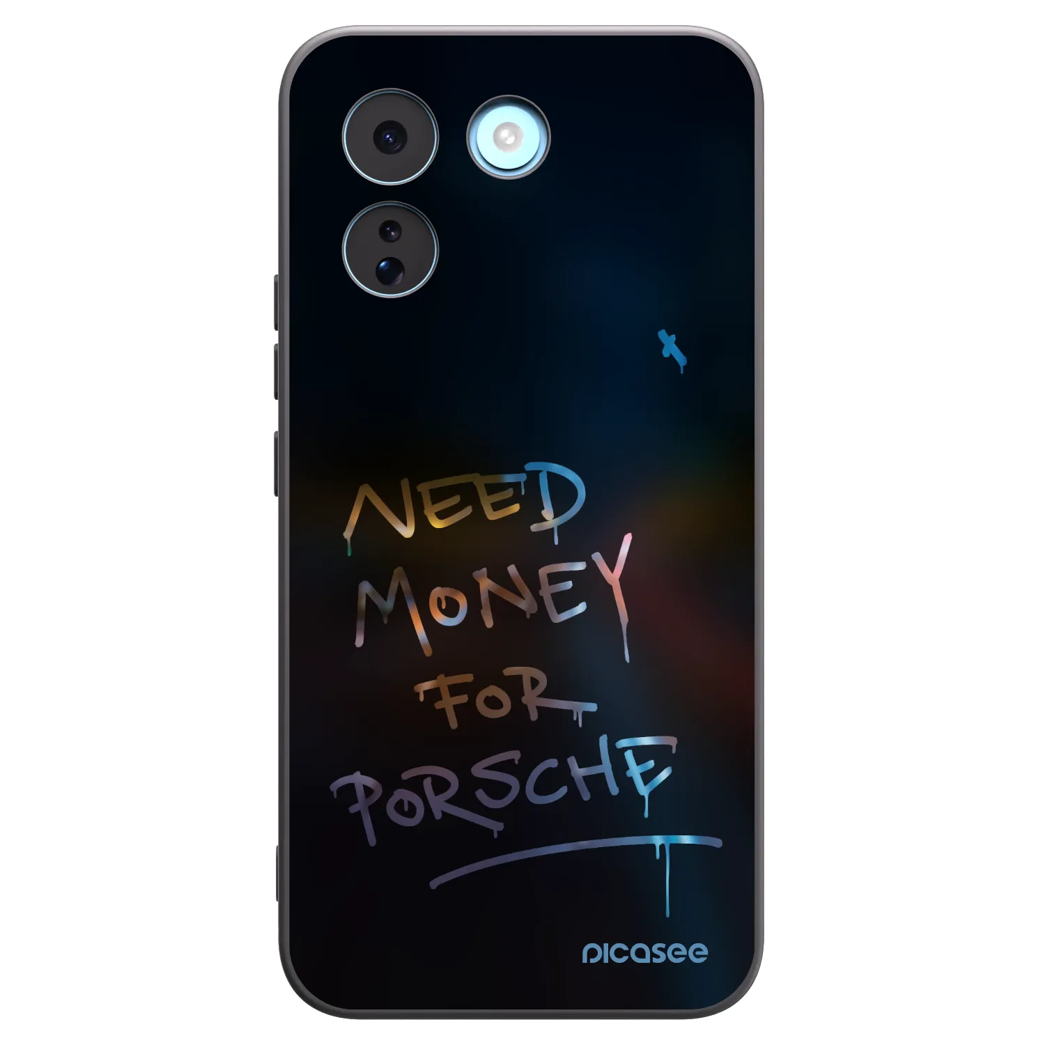 Picasee Μαύρη θήκη σιλικόνης για Xiaomi Redmi Note 17 Pro MAX 5G - Neon Nights