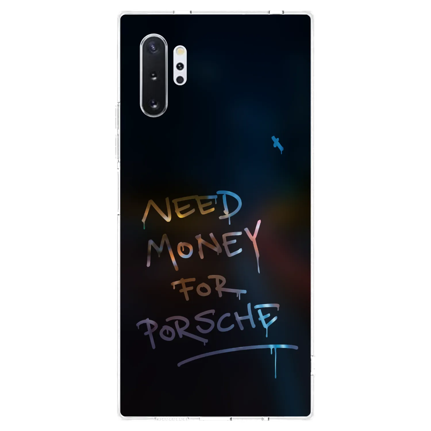 Picasee διαφανής θήκη σιλικόνης Samsung Galaxy Note 10+ N975F - Neon Nights