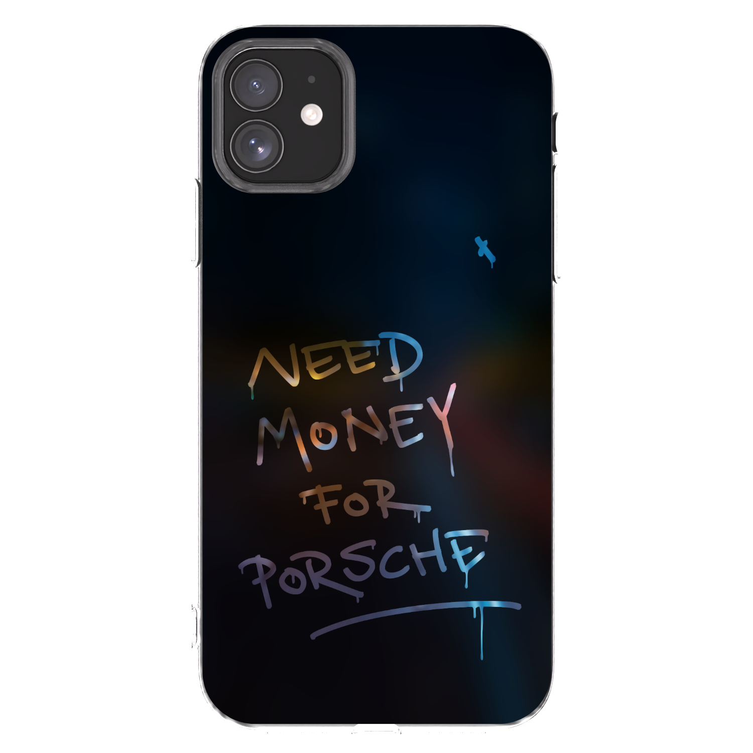 Picasee διαφανής θήκη σιλικόνης Apple iPhone 11 - Neon Nights