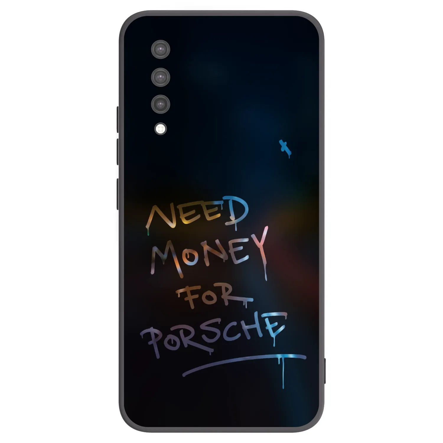 Picasee Μαύρη θήκη σιλικόνης για Xiaomi Mi 9 Lite - Neon Nights