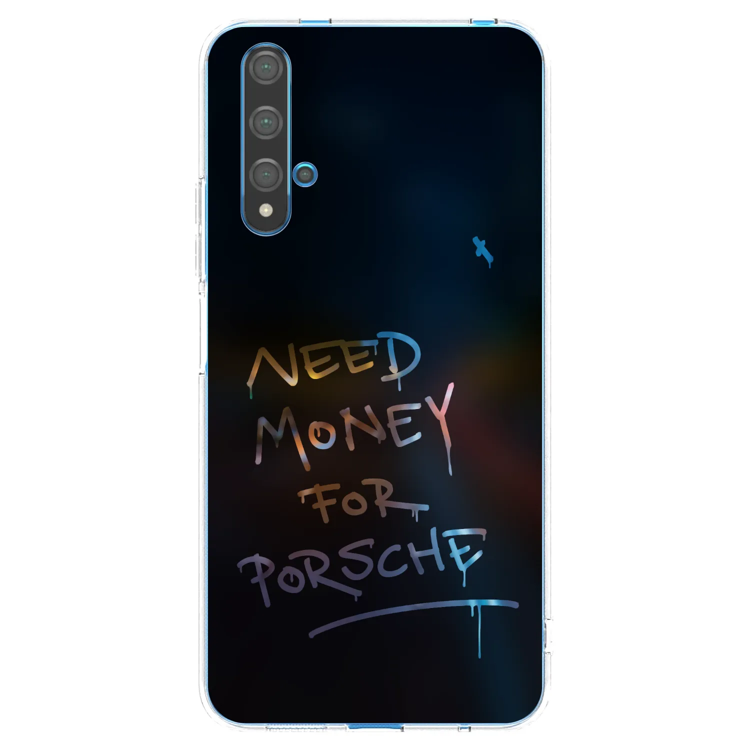 Picasee διαφανής θήκη σιλικόνης Huawei Nova 5T - Neon Nights