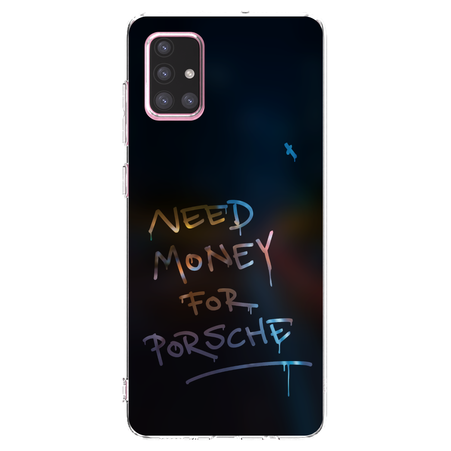 Picasee διαφανής θήκη σιλικόνης Samsung Galaxy A71 A715F - Neon Nights