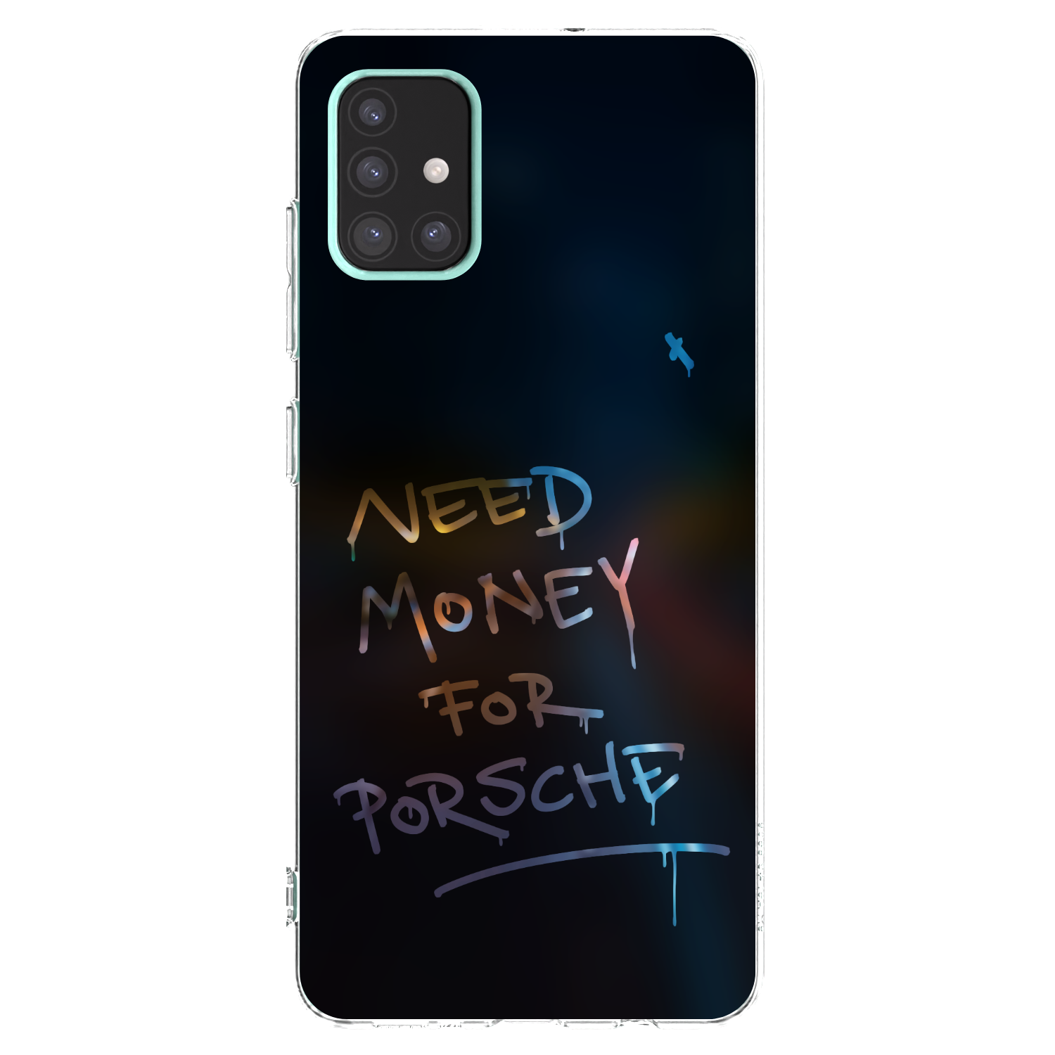 Picasee διαφανής θήκη σιλικόνης Samsung Galaxy A51 A515F - Neon Nights