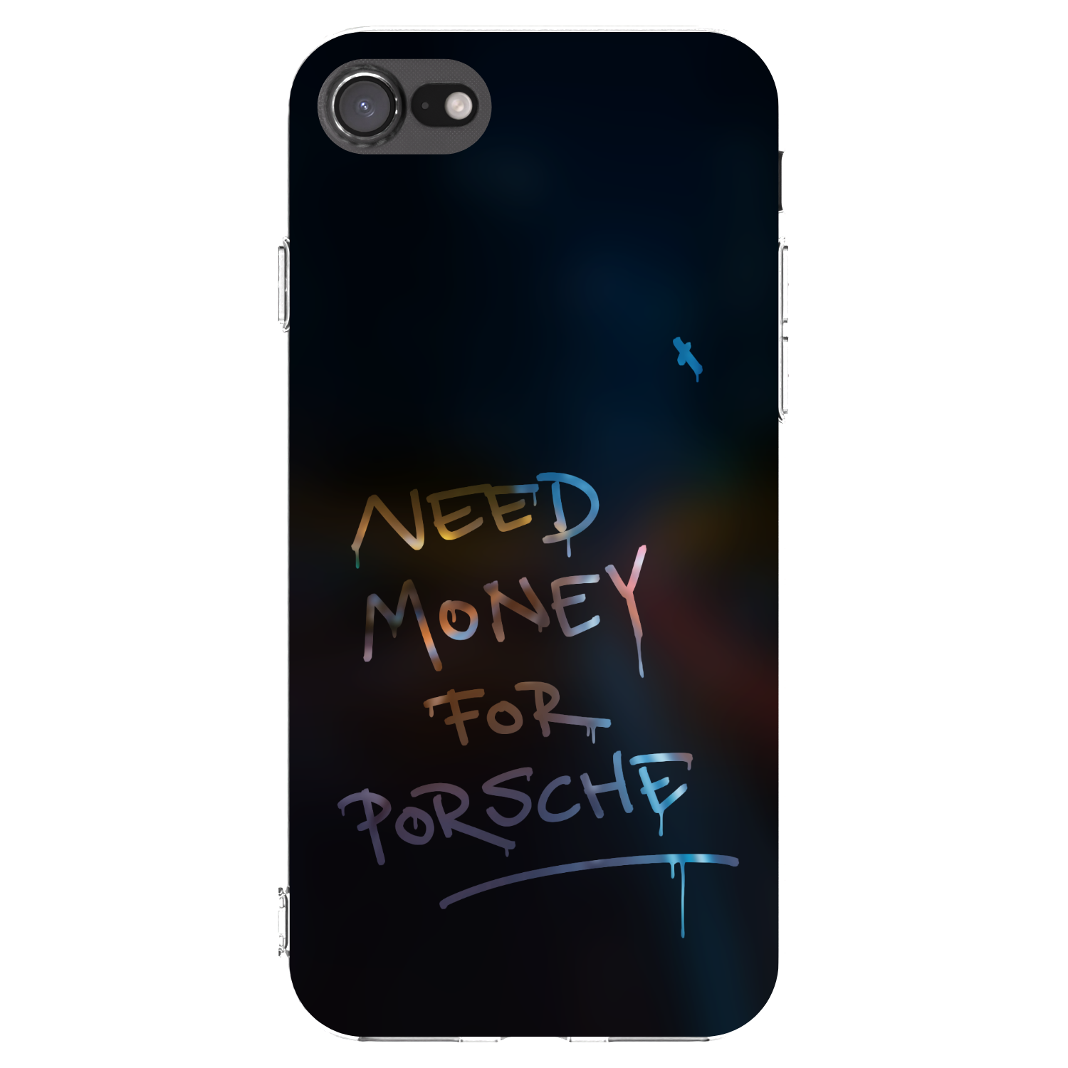 Picasee διαφανής θήκη σιλικόνης Apple iPhone SE 2020 - Neon Nights