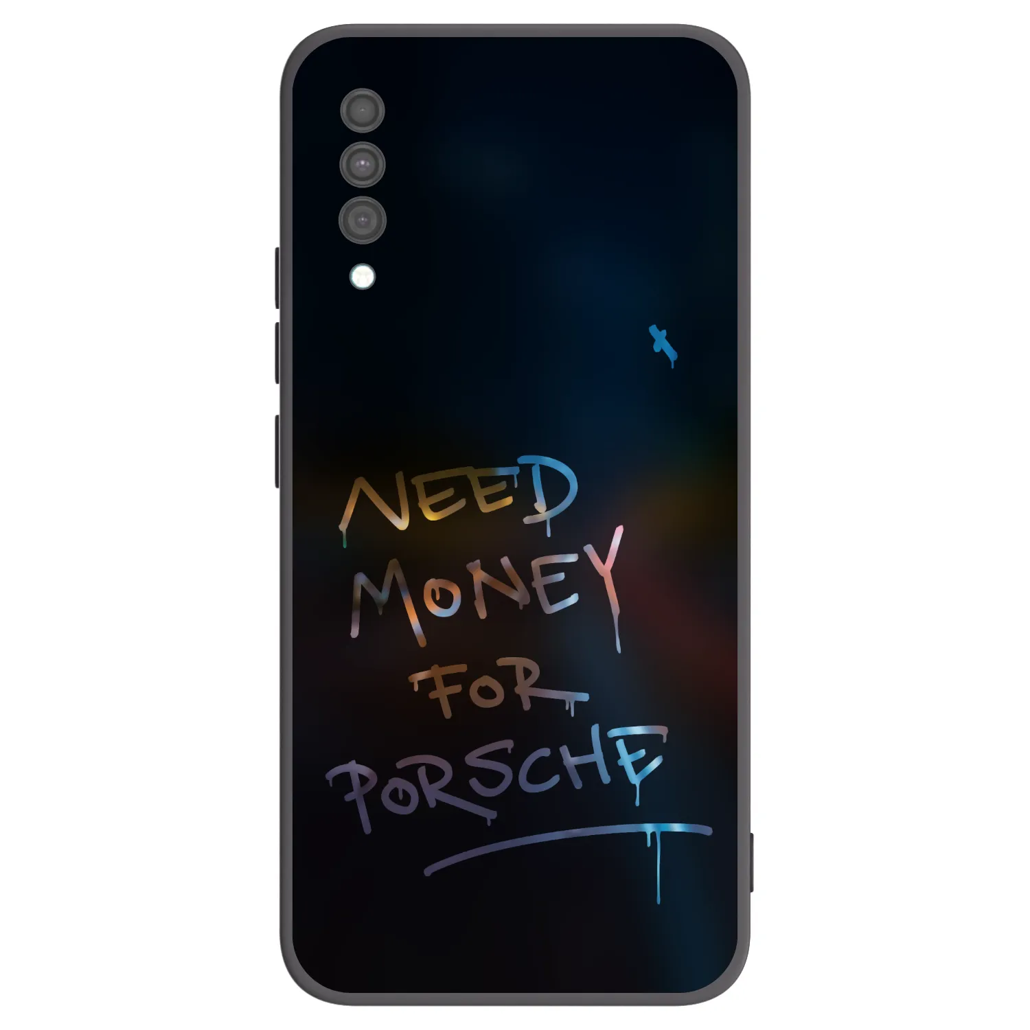 Picasee Μαύρη θήκη σιλικόνης για Samsung Galaxy A30s A307F - Neon Nights