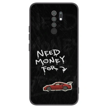 Picasee Μαύρη θήκη σιλικόνης για Xiaomi Redmi 9 - Track Mode