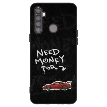 Picasee Μαύρη θήκη σιλικόνης για Realme 5 - Track Mode