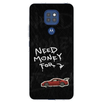 Picasee διαφανής θήκη σιλικόνης Motorola Moto G9 Play - Track Mode