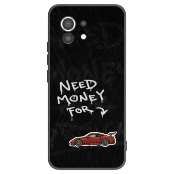 Picasee Μαύρη θήκη σιλικόνης για Xiaomi Mi 11 - Track Mode